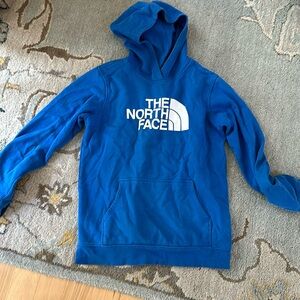 Blue north face hoodie